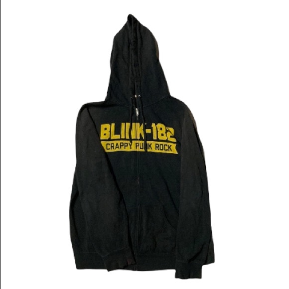 Other - Black Logo Zip Hoodie - Band Graphic Men Sweater